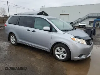 2012 Toyota Sienna with VIN 5TDZK3DC1CS213175, listed as a Copart auction lot 55475615 with 216,082 mi miles and Salvage title. Bid and sale history available at DreamBid. Image 4.