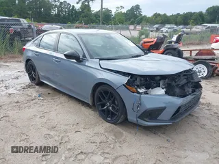 2023 Honda Civic Sport with VIN 2HGFE2F5XPH546709, listed as a IAAI auction lot 42453213 with 46,768 mi miles and . Bid and sale history available at DreamBid. Image 1.