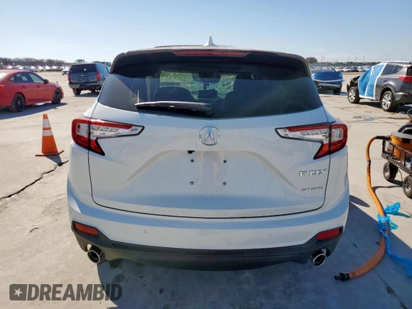 2021 Acura RDX w/Advance Package with VIN 5J8TC2H74ML034739, listed as a Copart auction lot 47019575 with 940 mi miles and Salvage Title. Bid and sale history available at carsss.com. Image 6.