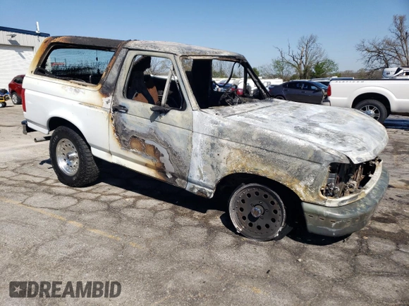 1993 Ford Bronco Custom with VIN 1FMEU15H2PLA02559, listed as a Copart auction lot 53319455 with Not Provided miles and Non Repairable. Bid and sale history available at DreamBid. Image 4.