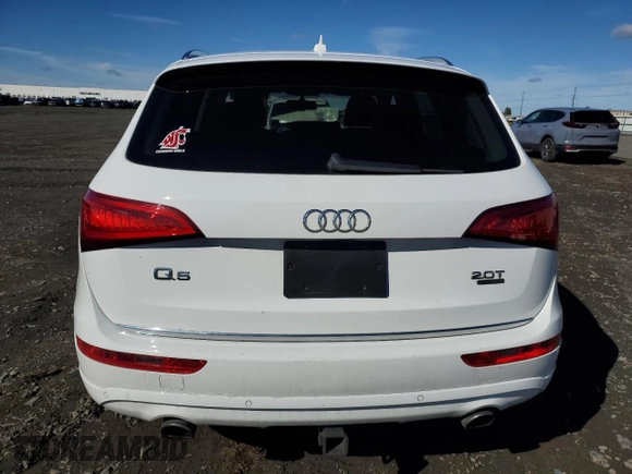 2016 Audi Q5 Premium Plus with VIN WA1L2AFP7GA130566, listed as a Copart auction lot 50396155 with 54,407 mi miles and Salvage Title. Bid and sale history available at carsss.com. Image 6.