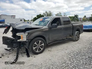 2019 Ford F-150 XL with VIN 1FTEW1C49KFC78159, listed as a Copart auction lot 54165205 with 83,773 mi miles and Salvage title. Bid and sale history available at DreamBid. Image 1.