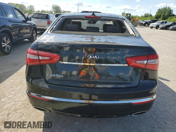 2015 Kia Cadenza Premium with VIN KNALN4D72F5176604, listed as a Copart auction lot 58287744 with 69,419 mi miles and Salvage Title. Bid and sale history available at carsss.com. Image 6.