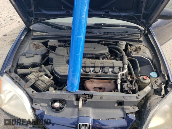 2003 Honda Civic LX with VIN 1HGEM22593L075069, listed as a Copart auction lot 53633335 with 223,667 mi miles and Salvage Title. Bid and sale history available at carsss.com. Image 11.