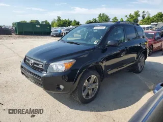 2008 Toyota RAV4 Sport with VIN JTMZK32V786010075, listed as a Copart auction lot 61571685 with 159,918 mi miles and Salvage title. Bid and sale history available at DreamBid. Image 1.