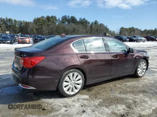 2017 Acura RLX Hybrid Advance Pkg with VIN JH4KC2F98HC000094, listed as a Copart auction lot 46319425 with 77,767 mi miles and Salvage Title. Bid and sale history available at carsss.com. Image 3.