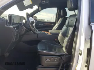 2021 Cadillac Escalade z VIN 1GYS3KKL3MR443385, wystawiony jako Copart lot #50169975 z przebiegiem 127 348 mil mil oraz Szkoda całkowita • Salvage title. Historia ofert i sprzedaży dostępna na DreamBid. Obrazek 7.