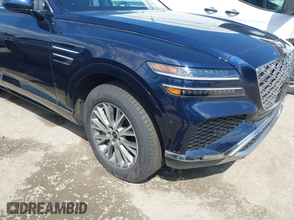 2025 Genesis GV80 Standard with VIN KMUHFESB5SU242028, listed as a IAAI auction lot 42111171 with 7,215 mi miles and . Bid and sale history available at DreamBid. Image 6.