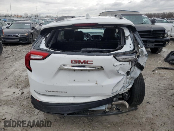2022 GMC Terrain SLE with VIN 3GKALMEV8NL211534, listed as a Copart auction lot 43429065 with 51,386 mi miles and Salvage Title. Bid and sale history available at carsss.com. Image 6.