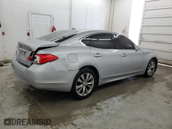 2012 Infiniti M37 with VIN JN1BY1AP8CM333985, listed as a Copart auction lot 81741654 with 142,745 mi miles and Salvage Title. Bid and sale history available at carsss.com. Image 3.