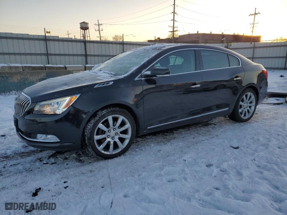 2014 Buick LaCrosse Premium I with VIN 1G4GD5G34EF128967, listed as a Copart auction lot 88408405 with 109,016 mi miles and Salvage Title. Bid and sale history available at carsss.com. Image 1.