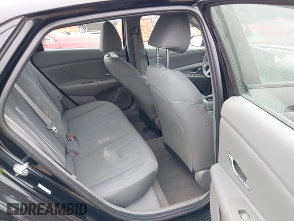 2023 Hyundai Elantra SEL with VIN KMHLM4AGXPU520757, listed as a IAAI auction lot 41892115 with 22,460 mi miles and . Bid and sale history available at DreamBid. Image 8.