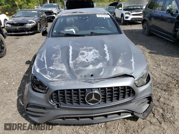 2022 Mercedes-Benz E 53 AMG with VIN W1KZF6BBXNB008261, listed as a Copart auction lot 72121074 with 27,864 mi miles and Salvage Title. Bid and sale history available at DreamBid. Image 5.