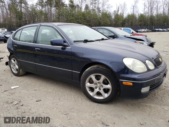 2001 Lexus GS 300 with VIN JT8BD69S310129970, listed as a Copart auction lot 49068105 with 193,101 mi miles and Salvage Title. Bid and sale history available at DreamBid. Image 4.