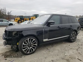 2017 Land Rover Range Rover HSE z VIN SALGS2FK9HA325581, wystawiony jako Copart lot #80923614 z przebiegiem 124 193 mil mil oraz Szkoda całkowita • Salvage title. Historia ofert i sprzedaży dostępna na DreamBid. Obrazek 1.