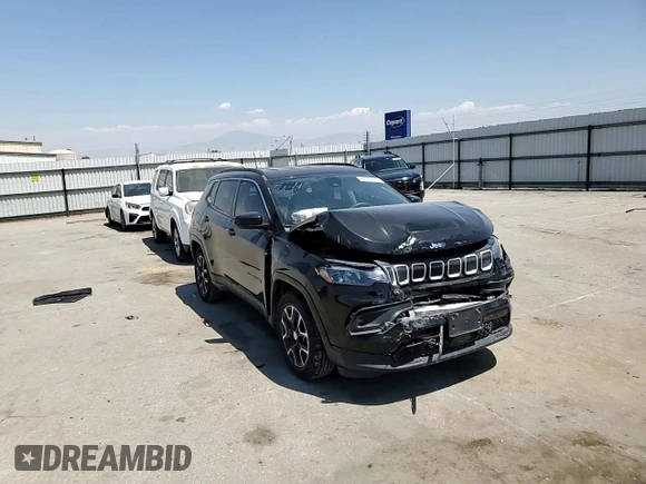 2022 Jeep Compass Latitude с VIN 3C4NJCBB3NT137141, выставлен на аукционе Copart как лот 63345805 с пробегом 54 983 миль миль и Списание • Salvage title. История ставок и продаж доступна на DreamBid. Изображение 13.