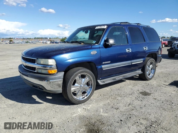 2002 Chevrolet Tahoe LS z VIN 1GNEC13T42R256432, wystawiony jako Copart lot #51706375 z przebiegiem 193 298 mil mil oraz Szkoda całkowita • Salvage title. Historia ofert i sprzedaży dostępna na DreamBid. Obrazek 1.