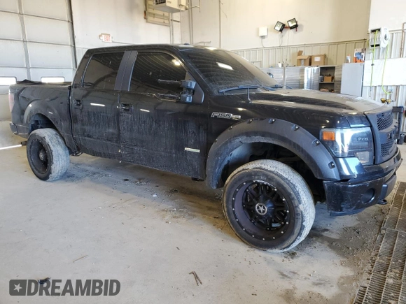 2014 Ford F-150 XL with VIN 1FTFW1ET3EFA61011, listed as a Copart auction lot 46049315 with 169,089 mi miles and Salvage Title. Bid and sale history available at carsss.com. Image 4.
