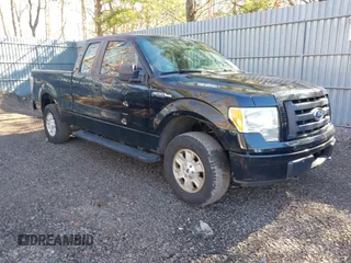 2011 Ford F-150 XL with VIN 1FTEX1EM1BFC43075, listed as a IAAI auction lot 41587710 with 242,159 mi miles. Bid and sale history available at carsss.com. Image 1.