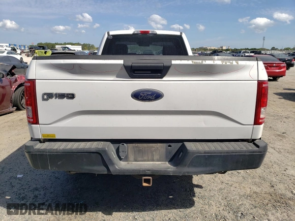 2017 Ford F-150 XL with VIN 1FTMF1CF1HKC39076, listed as a Copart auction lot 50823325 with 145,920 mi miles and Salvage Title. Bid and sale history available at carsss.com. Image 6.