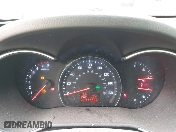 2015 Kia Sorento LX with VIN 5XYKT4A73FG613249, listed as a IAAI auction lot 41830836 with 111,396 mi miles. Bid and sale history available at carsss.com. Image 7.