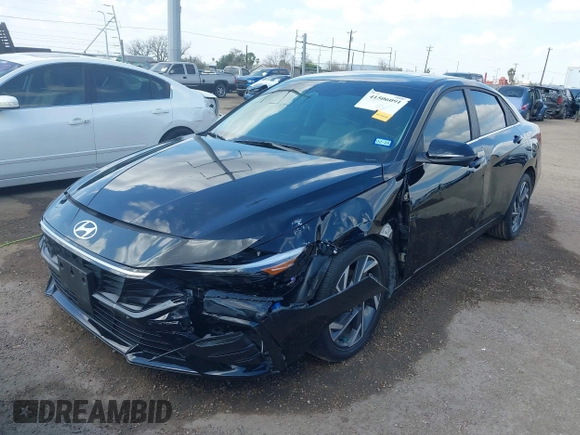 2024 Hyundai Elantra Limited with VIN KMHLP4DG7RU718847, listed as a IAAI auction lot 41506091 with 10,918 mi miles and . Bid and sale history available at DreamBid. Image 6.