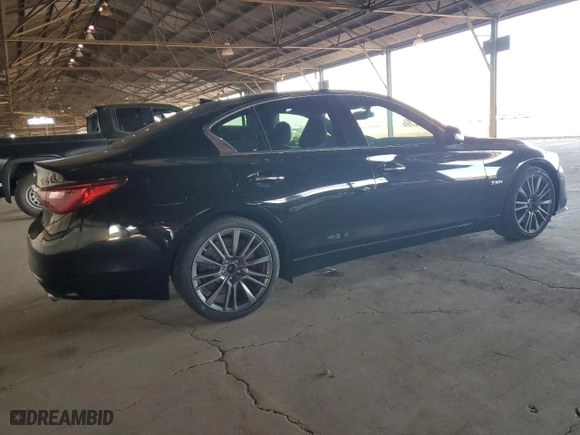 2018 Infiniti Q50 RED SPORT 400 with VIN JN1FV7AP6JM460759, listed as a Copart auction lot 44074845 with NaN miles and Clean Title. Bid and sale history available at carsss.com. Image 3.