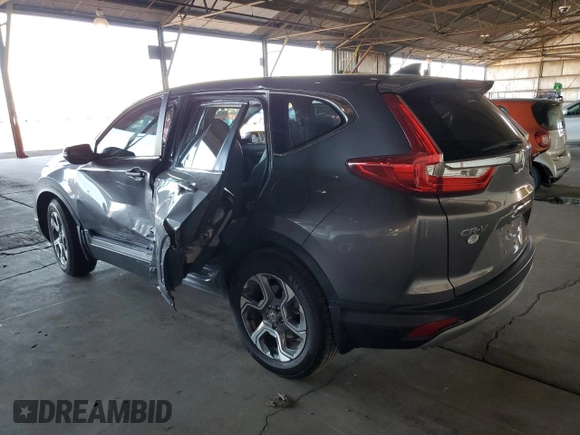 2018 Honda CR-V EX-L with VIN 7FARW1H83JE042661, listed as a Copart auction lot 50387505 with 45,100 mi miles and Salvage Title. Bid and sale history available at DreamBid. Image 2.