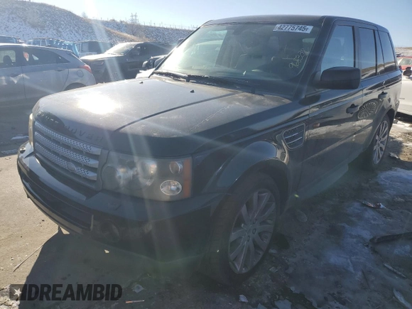 2006 Land Rover Range Rover Sport SC with VIN SALSH234X6A968338, listed as a Copart auction lot 42775745 with 186,962 mi miles and Salvage Title. Bid and sale history available at carsss.com. Image 1.