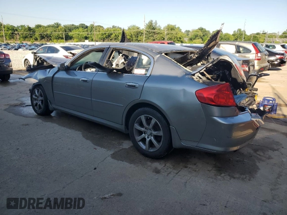 2006 Infiniti G35 with VIN JNKCV51F76M601386, listed as a Copart auction lot 58074484 with Not Provided miles and Non Repairable. Bid and sale history available at DreamBid. Image 2.