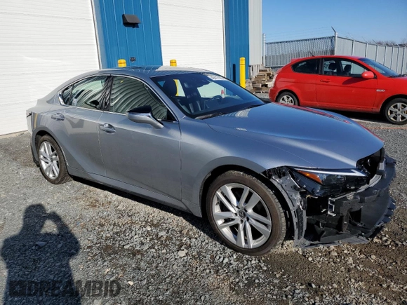 2024 Lexus IS with VIN JTHC81F23R5053973, listed as a Copart auction lot 46417165 with 848 mi miles and Salvage Title. Bid and sale history available at carsss.com. Image 4.