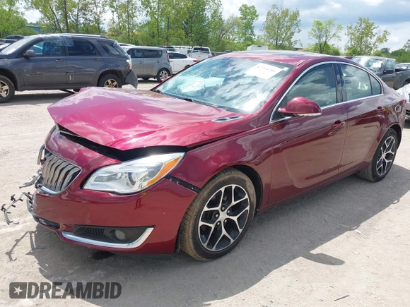 2017 Buick Regal Sport Touring z VIN 2G4GL5EX6H9124876, wystawiony jako IAAI lot #42234781 z przebiegiem 145 629 mil mil oraz . Historia ofert i sprzedaży dostępna na DreamBid. Obrazek 17.