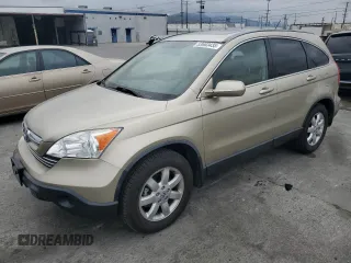 2008 Honda CR-V EX-L with VIN JHLRE38708C024792, listed as a Copart auction lot 53663435 with 47,576 mi miles and Salvage Title. Bid and sale history available at carsss.com. Image 1.