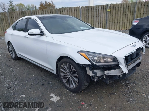 2015 Hyundai Genesis 3.8L with VIN KMHGN4JEXFU078879, listed as a IAAI auction lot 42023183 with 178,075 mi miles. Bid and sale history available at carsss.com. Image 1.