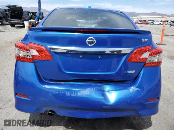 2013 Nissan Sentra FE+ S with VIN 3N1AB7AP1DL627448, listed as a Copart auction lot 52563635 with 154,428 mi miles and Salvage Title. Bid and sale history available at DreamBid. Image 6.