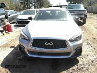 2020 Infiniti Q50 Red Sport 400 with VIN JN1FV7AP2LM630098, listed as a IAAI auction lot 41828404 with 33,962 mi miles and . Bid and sale history available at DreamBid. Image 12.