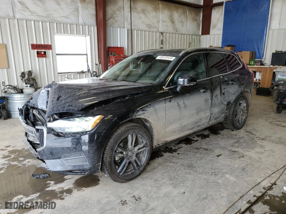 2021 Volvo XC60 Momentum with VIN YV4A22RK4M1765708, listed as a Copart auction lot 45570124 with 66,375 mi miles and Salvage Title. Bid and sale history available at carsss.com. Image 1.