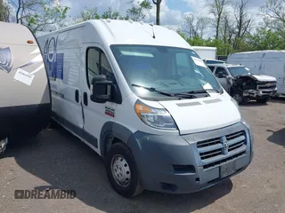 2016 Ram ProMaster Cargo with VIN 3C6URVJG5GE134219, listed as a IAAI auction lot 42094886 with 124,609 mi miles and . Bid and sale history available at DreamBid. Image 1.