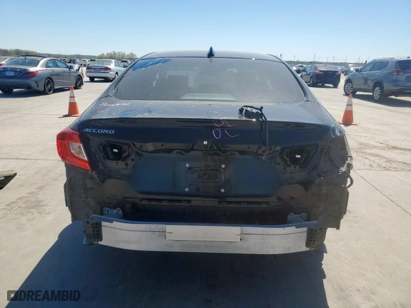 2020 Honda Accord Sedan LX with VIN 1HGCV1F18LA157442, listed as a Copart auction lot 50353505 with 36,418 mi miles and Salvage Title. Bid and sale history available at carsss.com. Image 6.