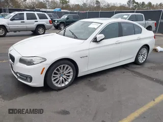 2015 BMW 5 Series 528i with VIN WBA5A5C5XFD516999, listed as a IAAI auction lot 41195184 with 131,187 mi miles. Bid and sale history available at carsss.com. Image 16.