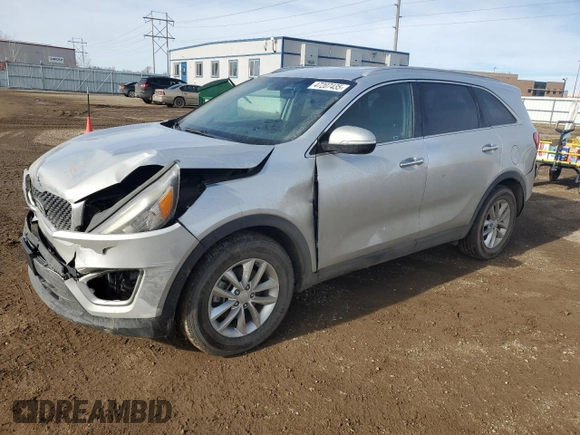 2016 Kia Sorento LX with VIN 5XYPG4A36GG090107, listed as a Copart auction lot 47207435 with 97,987 mi miles and Salvage Title. Bid and sale history available at DreamBid. Image 1.
