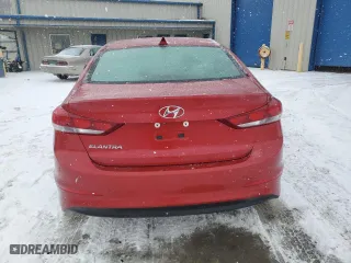 2017 Hyundai Elantra SE with VIN 5NPD84LF9HH210712, listed as a Copart auction lot 46064935 with 64,867 mi miles and Salvage Title. Bid and sale history available at carsss.com. Image 6.