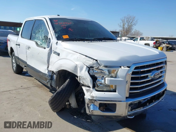 2016 Ford F-150 XLT with VIN 1FTEW1EF7GFA28134, listed as a IAAI auction lot 41398965 with 218,577 mi miles and . Bid and sale history available at DreamBid. Image 1.