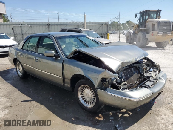 2001 Mercury Grand Marquis LS with VIN 2MEFM75W31X612800, listed as a Copart auction lot 50886005 with 58,400 mi miles and Salvage Title. Bid and sale history available at DreamBid. Image 4.