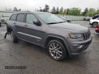 2016 Jeep Grand Cherokee Limited 75th Anniversary with VIN 1C4RJFBGXGC482082, listed as a Copart auction lot 56217165 with 80,787 mi miles and Salvage Title. Bid and sale history available at DreamBid. Image 4.
