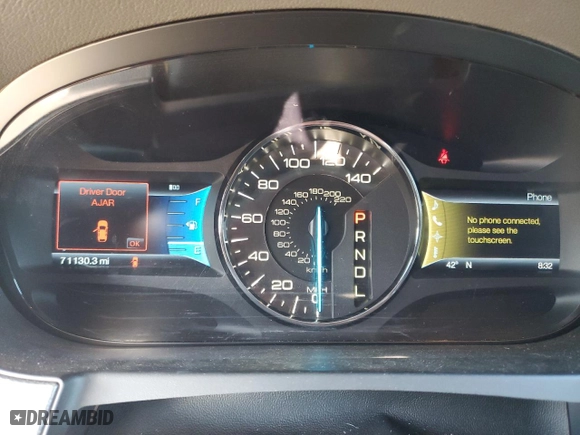 2012 Ford Edge SEL with VIN 2FMDK3J95CBA80369, listed as a Copart auction lot 44587885 with 71,130 mi miles and Clean Title. Bid and sale history available at carsss.com. Image 9.