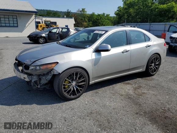 2010 Acura TSX with VIN JH4CU2F62AC023206, listed as a Copart auction lot 62390285 with Not provided miles and Salvage title. Bid and sale history available at DreamBid. Image 1.