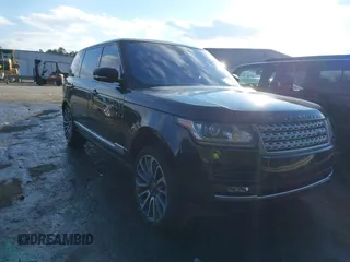 2016 Land Rover Range Rover Supercharged with VIN SALGS3EF7GA269519, listed as a IAAI auction lot 41395262 with 81,614 mi miles. Bid and sale history available at carsss.com. Image 1.