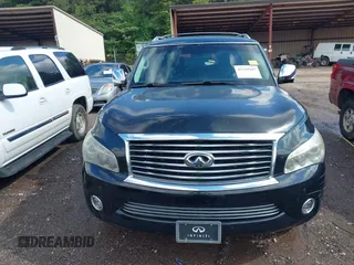 2012 Infiniti QX56 7-passenger z VIN JN8AZ2NEXC9017449, wystawiony jako IAAI lot #42349105 z przebiegiem 244 048 mil mil oraz . Historia ofert i sprzedaży dostępna na DreamBid. Obrazek 12.