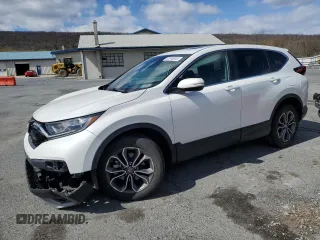 2022 Honda CR-V EX-L with VIN 2HKRW2H82NH647845, listed as a Copart auction lot 52248815 with 40,758 mi miles and Salvage Title. Bid and sale history available at carsss.com. Image 1.